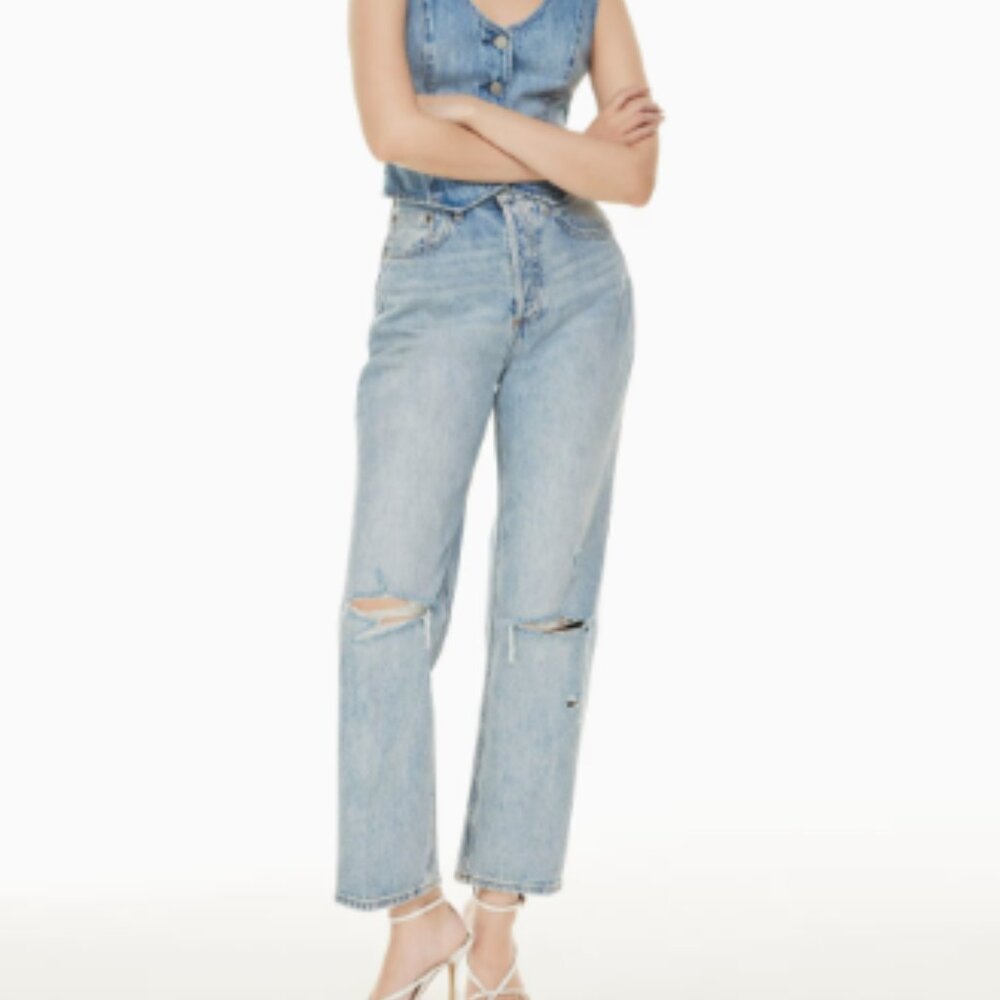 Aritzia Denim Forum The Joni High Rise Loose 29L